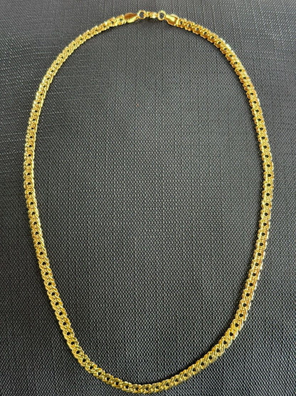 Cadena Entrelazada 65cm/6mm